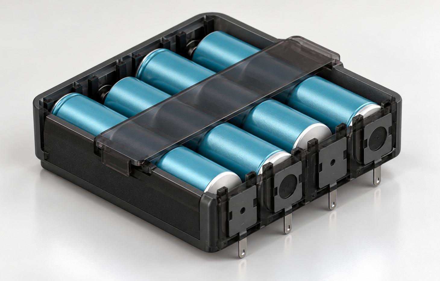 Teal Cell Battery Pack Render — 3D model by Model Craft 3D